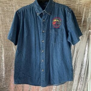 Men's Blue Denim Shirt